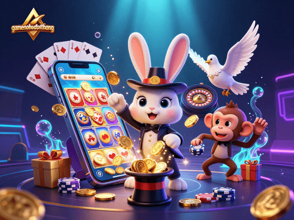 Experience thrilling wins with gamenohudoithuong's captivating game scene filled with magical elements.
