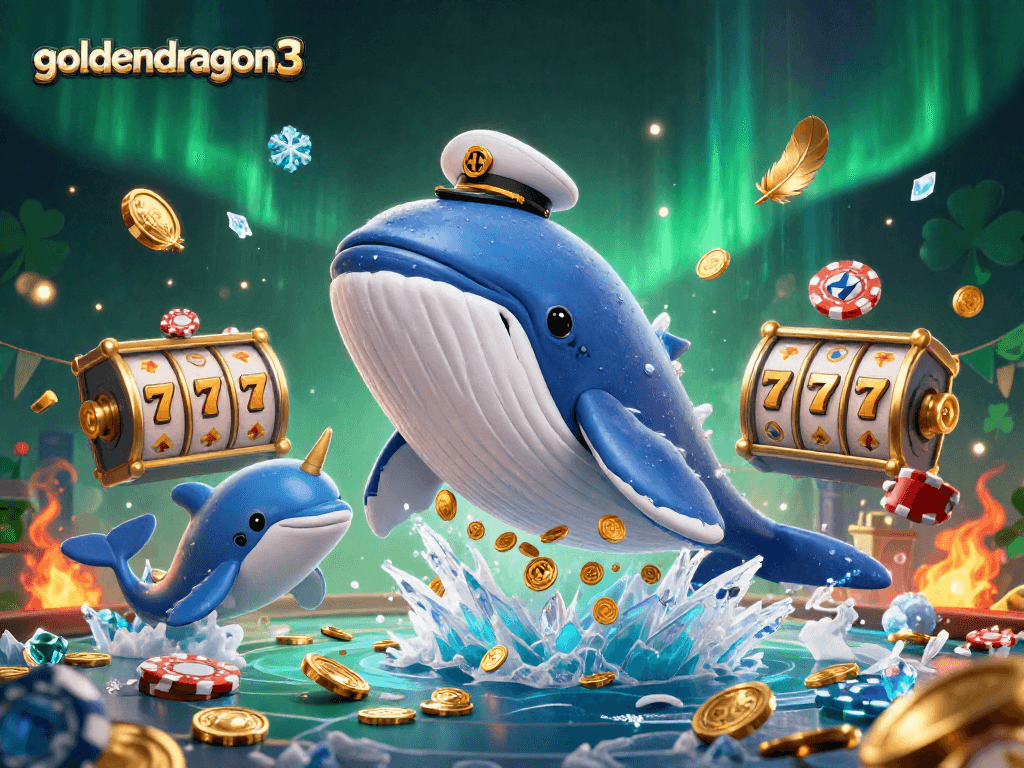 Experience exciting gameplay while spinning reels in goldendragon3, featuring vibrant 3D visuals of slot action.