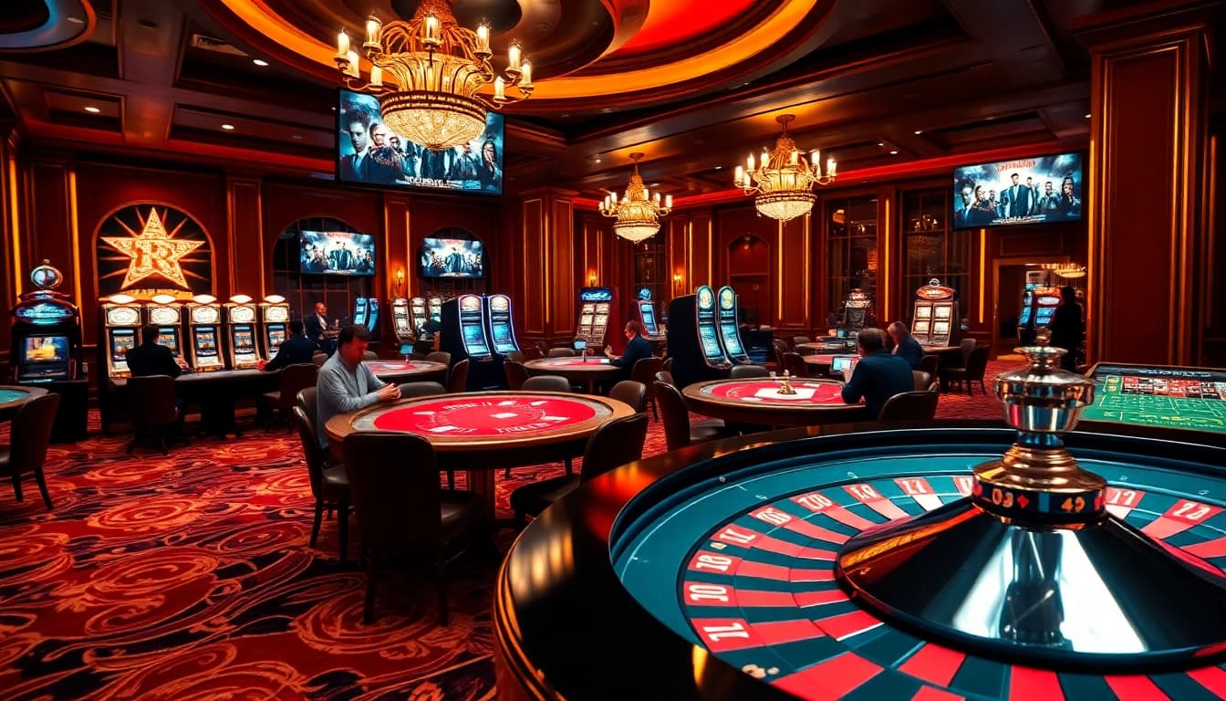Engaging players at a casino table exploring layarkaca21 film strategies for betting success.