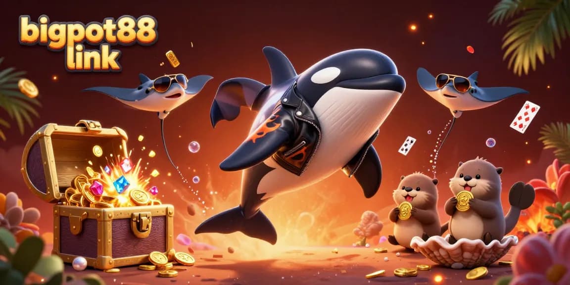 Experience exciting esports action at bigpot88 link with underwater gaming elements and vibrant characters.