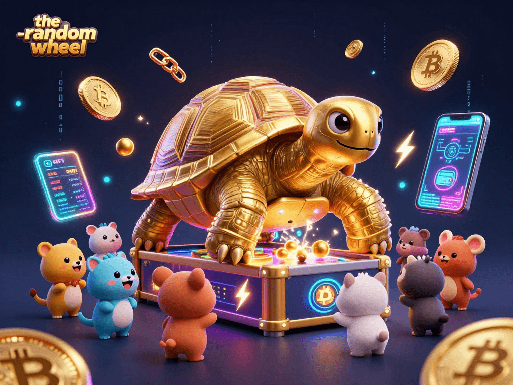Engage with the-random-wheel, a fun casino experience showcasing a vibrant golden tortoise pinball machine.