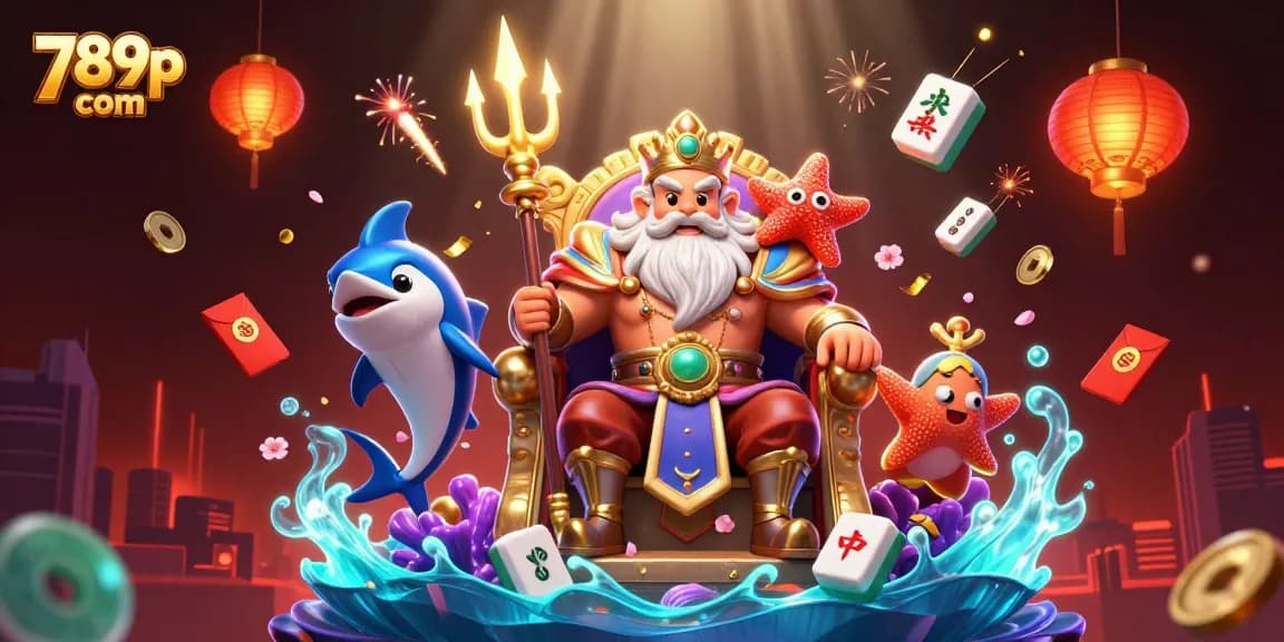 Engage with 789p com's thrilling gaming experience in a vibrant casino-themed illustration.