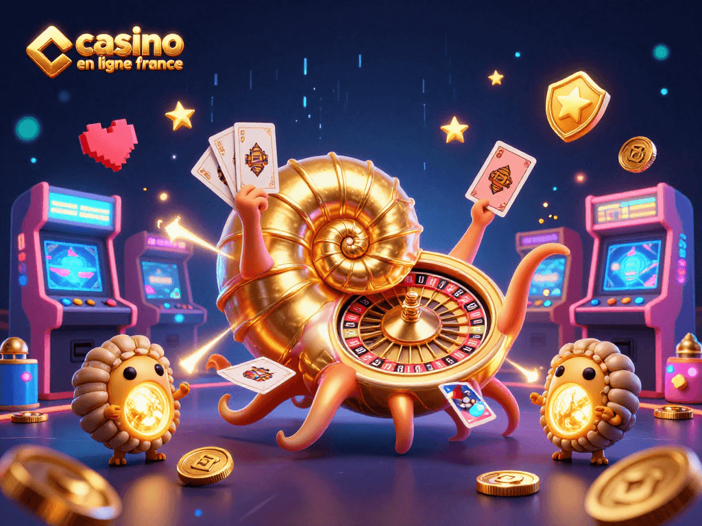 Jouez avec succès au casino en ligne France dans un univers 3D riche en couleurs et animations dynamiques.