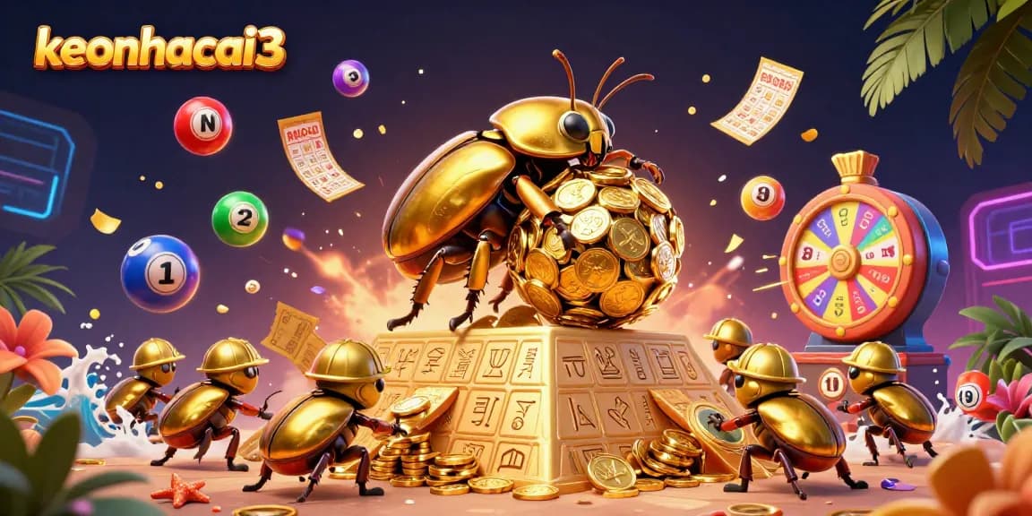 Engage with keonhacai3 while winning big through a vibrant lottery scene featuring dynamic casino elements.