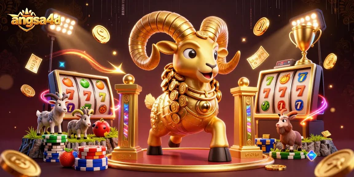 Win big at angsa4d with dynamic slot reels, golden trophies, and thrilling casino action.