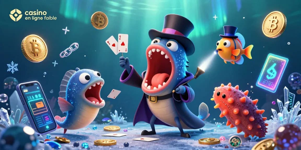 Jouez dans un casino en ligne fiable tout en profitant de l'illustration magique d'héroïques créatures sous-marines.