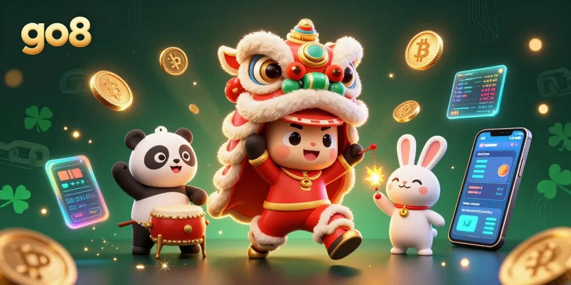 Activate winning strategies with go8's dynamic casino adventure featuring vibrant 3D characters.
