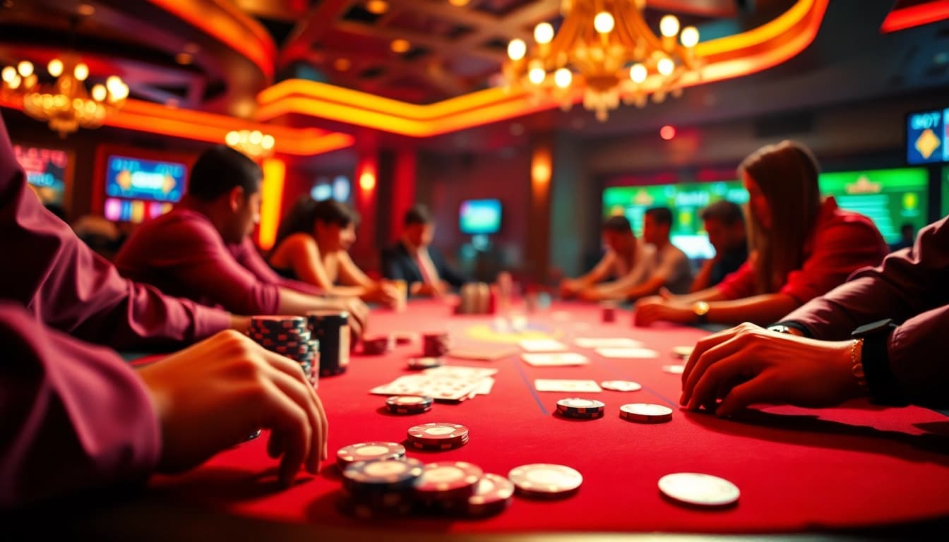 Menangkan dengan Akun Depo 5k di meja poker berwarna-warni.