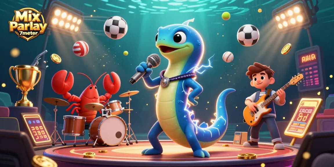Engage with Mix Parlay 7meter and win at the underwater casino stage with vibrant characters.