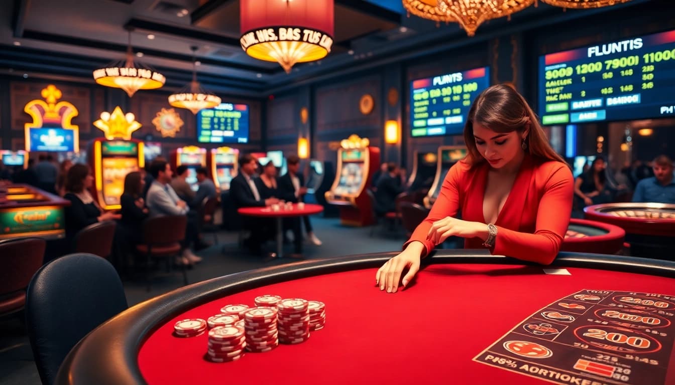 Vivez une action palpitante de casino en ligne Français avec des tables de poker vibrantes et des machines à sous dynamiques.