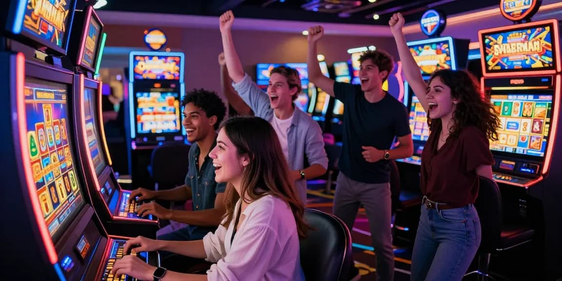 Pengalaman bermain slot gacor di DIANA4D, menunjukkan kegembiraan pemain saat menang.