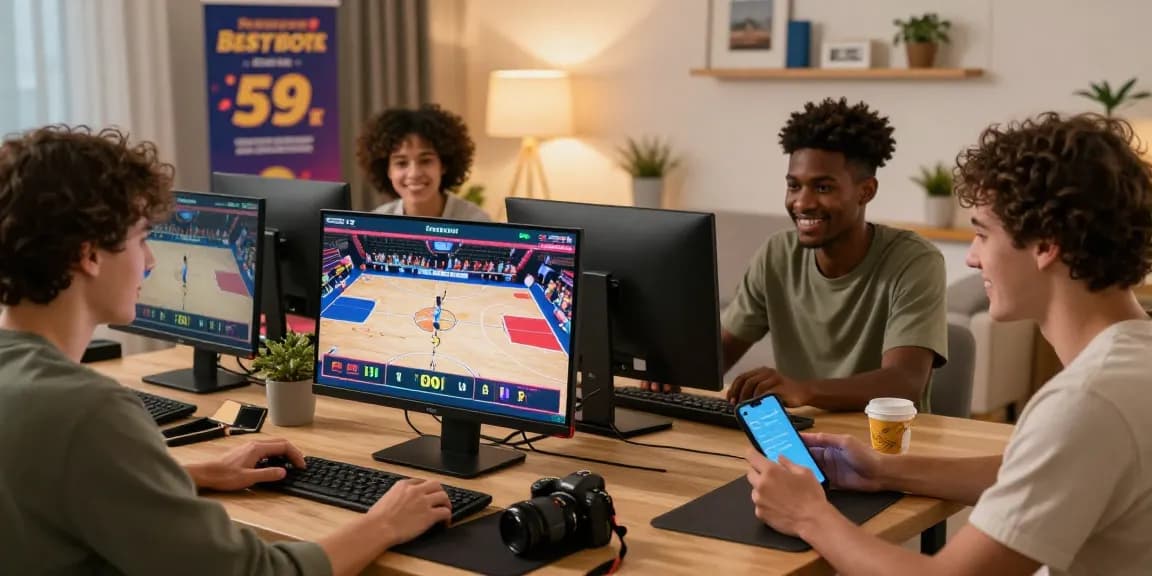 OPEN88 online gaming scene with players enjoying sports betting activities in a lively and inviting atmosphere.