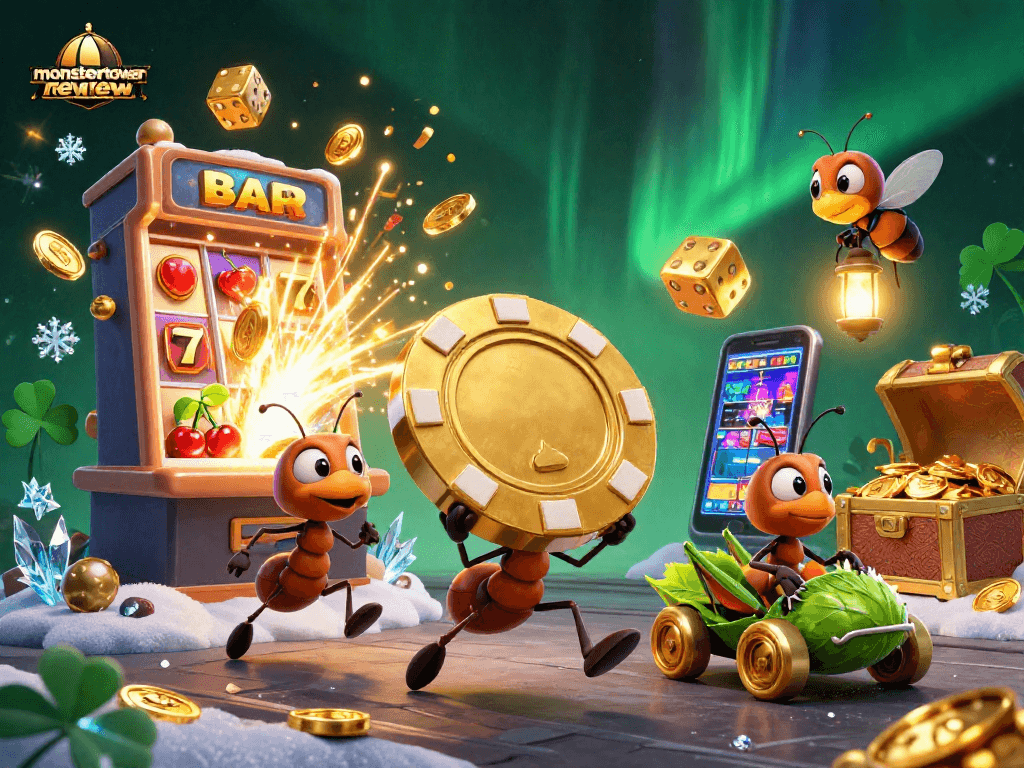 Join the heist with the ants as they rush through a tunnel carrying giant golden chips. monstertowerreview offers strategic gameplay insights.