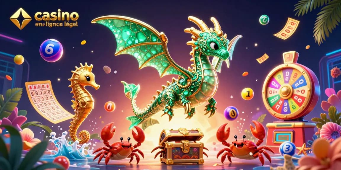 Gagnez gros au casino en ligne France légal avec des éléments de loterie vibrants et un environnement de jeu riche.