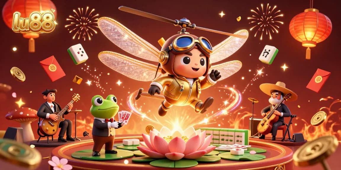 Engage with thrilling lu88 casino experiences featuring vibrant characters and festive elements.
