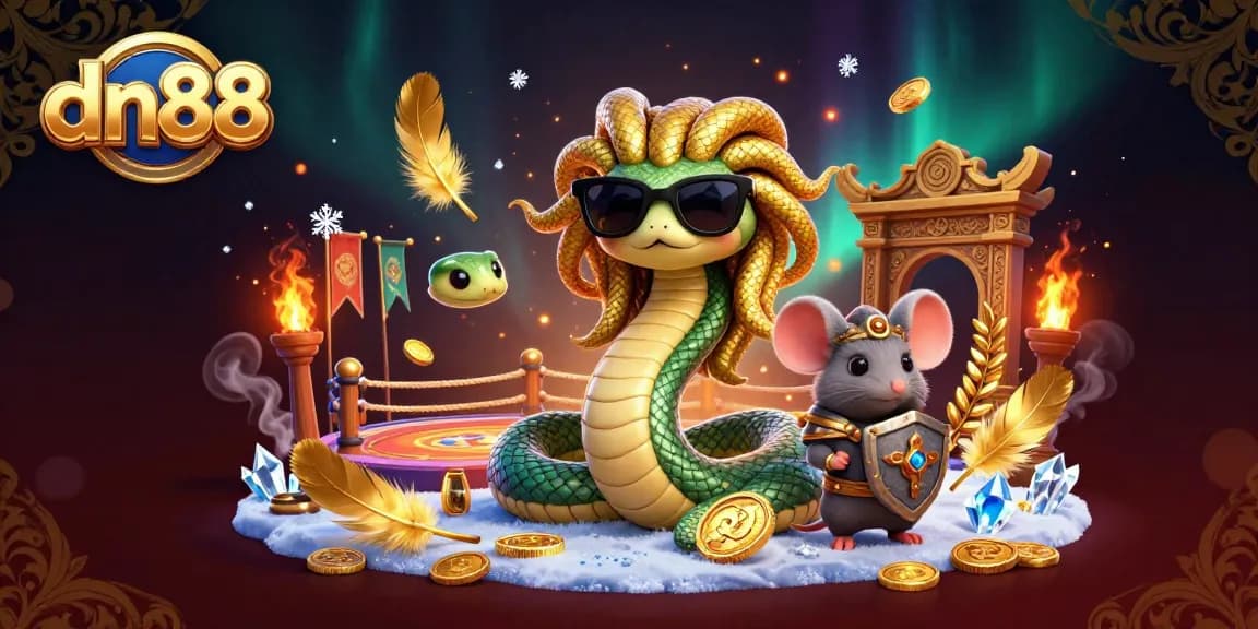 Engage in thrilling casino adventures with dn88's stunning gaming elements and characters.