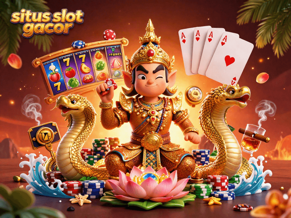 Experience thrilling gameplay in situs slot gacor with vibrant slot symbols and engaging characters.