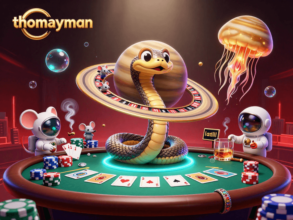 Engage in thomayman’s thrilling 3D slots with vibrant characters and sparkling casino action.