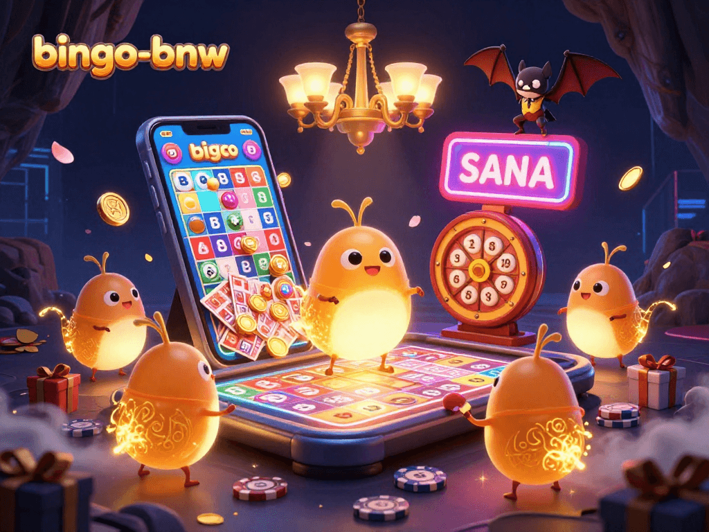 Engage in the vibrant bingo-bnw experience with glowworms lighting up the gaming scene.