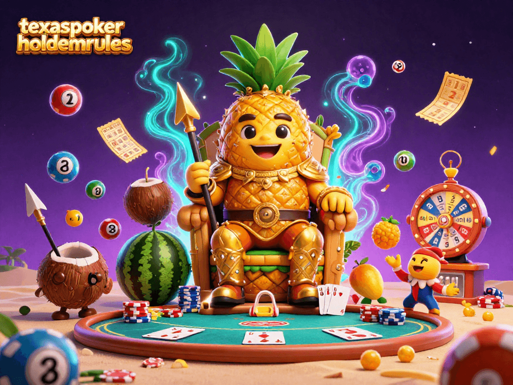 Experience intense poker action with texaspokerholdemrules in this vibrant 3D casino scene.