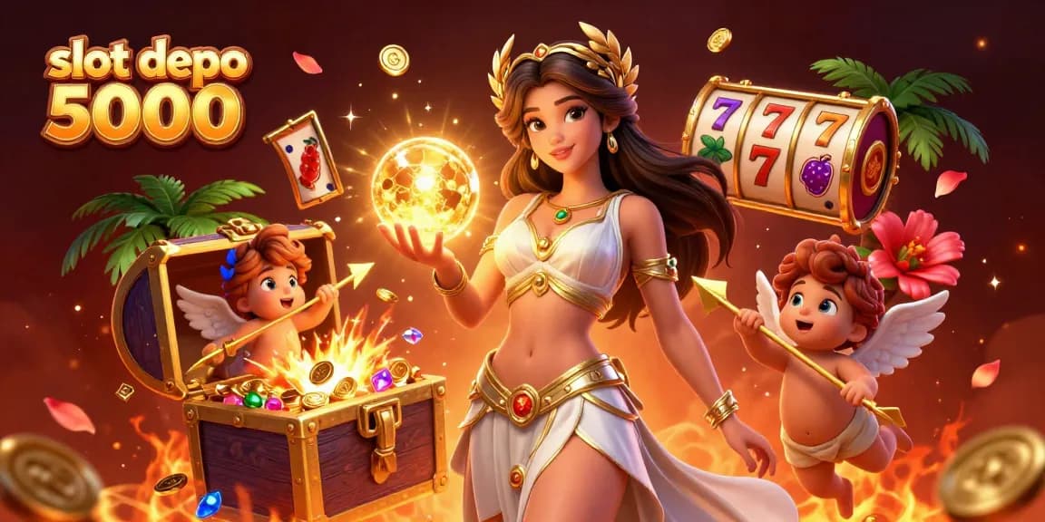 Engage with slot depo 5000 for exciting wins surrounded by vibrant 3D casino elements.