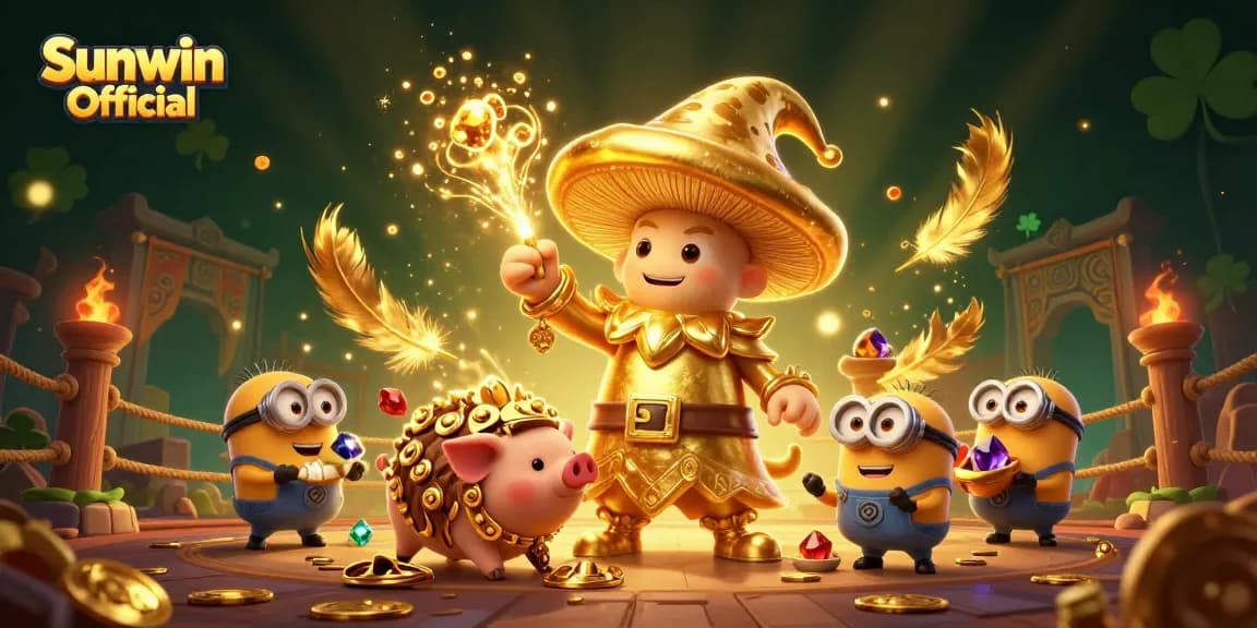 Spin to win with Sunwin Official as luck fills the air in this dynamic casino scene.