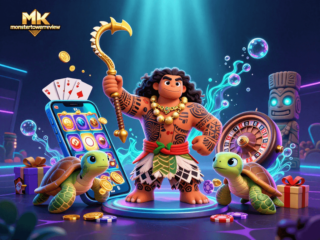 Experience thrilling gameplay in Monster Tower with this vibrant scene showcasing "monstertowerreview".