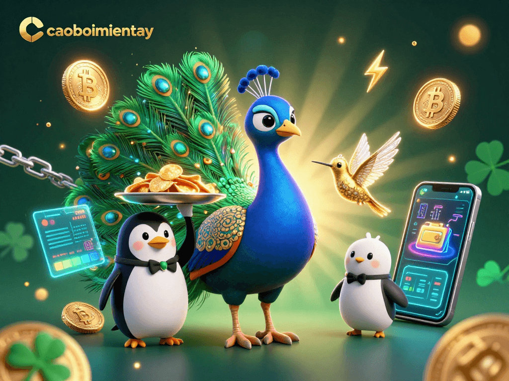 Engage in thrilling gameplay at caoboimientay with a lively 3D illustration featuring unique characters and dazzling gambling elements