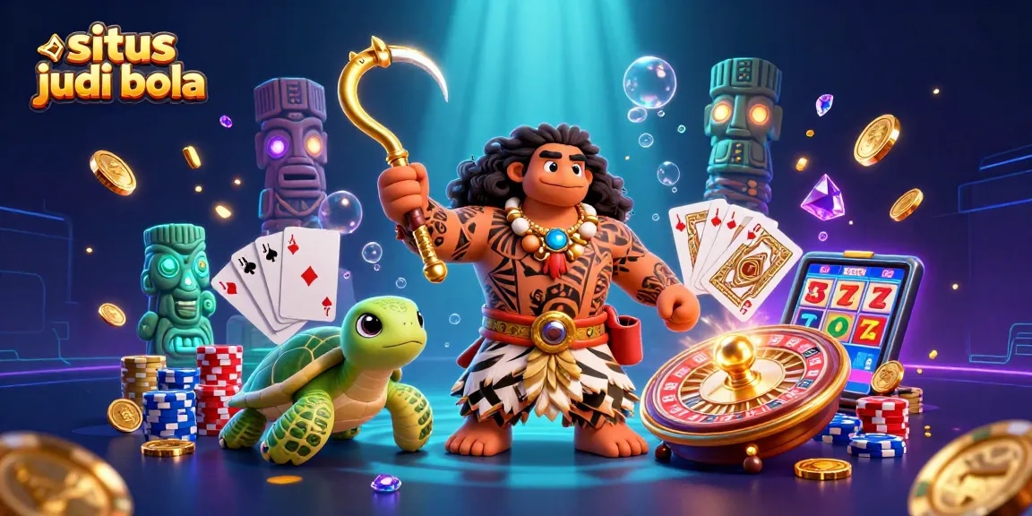 Experience the excitement of situs judi bola with dynamic betting elements and vibrant characters.