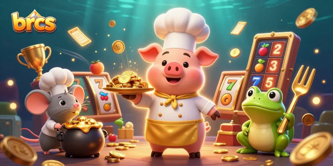 Play thrilling slots and win big at brcs with vibrant characters and golden prizes.