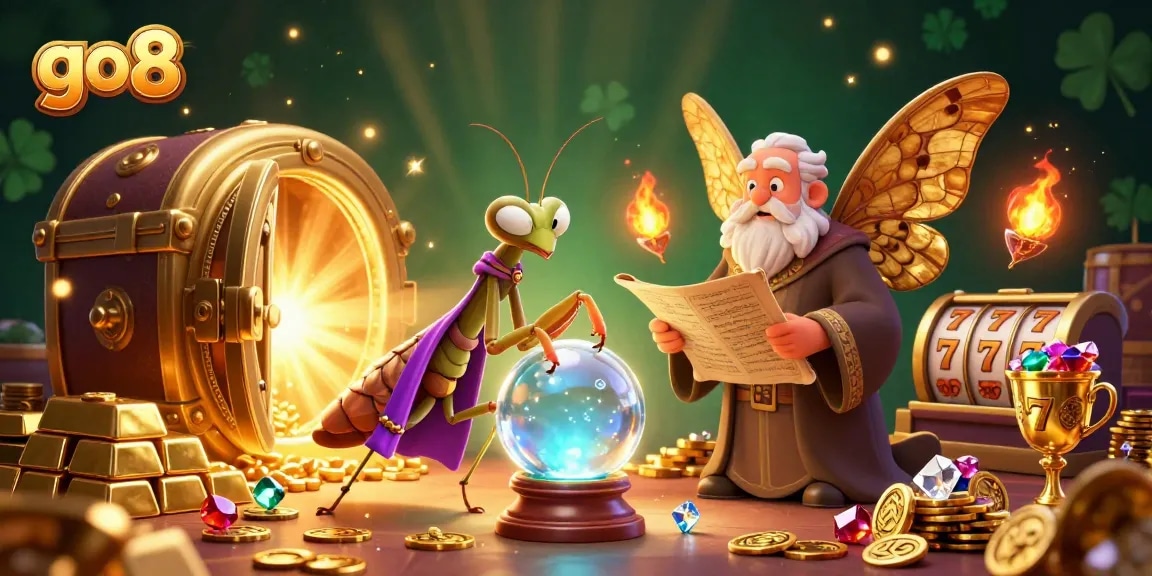 Experience the gambling magic with go8 as a fortune teller reveals riches in stunning 3D.