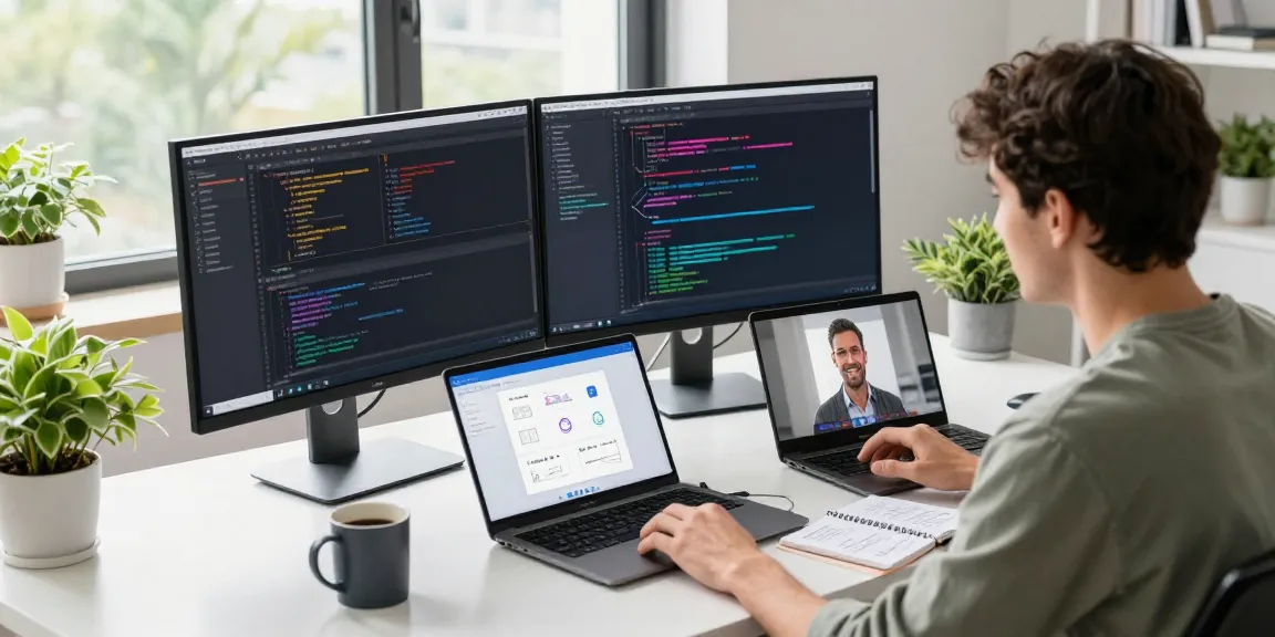 Application developer engaged in a discussion, showcasing the 纸飞机中文版 interface in a bright tech workspace.