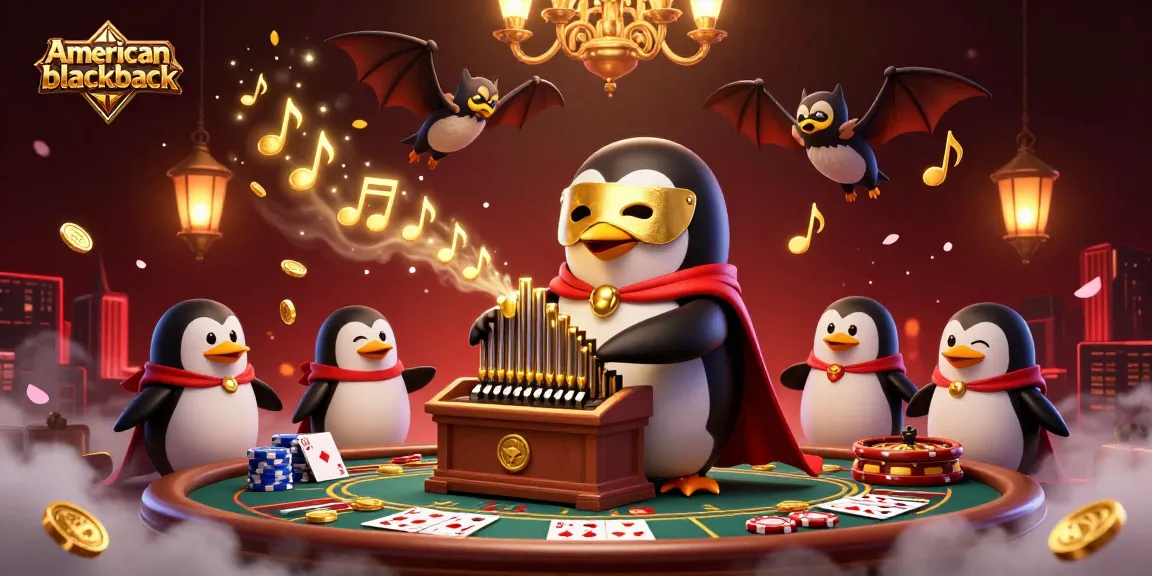 Play engaging games in american-blackjack, featuring a lively casino scene with dynamic characters and themed elements.