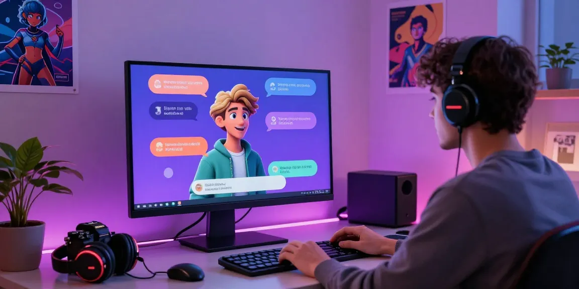 Engaging NSFW chat AI interaction with customizable characters and responsive chat interface.