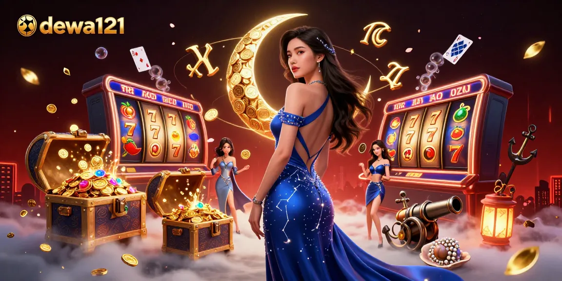 Rasakan permainan yang mendebarkan dengan slot kasino online DEWA121 yang berwarna-warni dan visual yang menakjubkan.