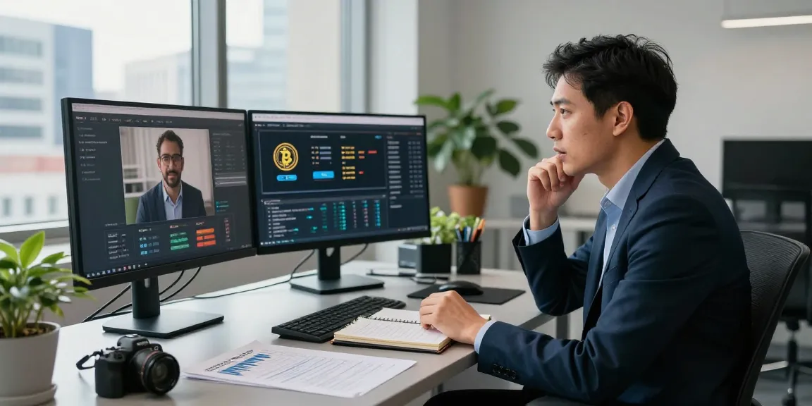 Recover stolen cryptocurrency with a financial recovery expert consulting a client in a modern office.