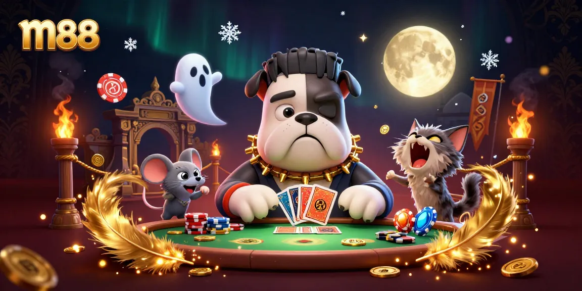 Experience thrilling m88 card games with lively characters and dynamic casino elements.