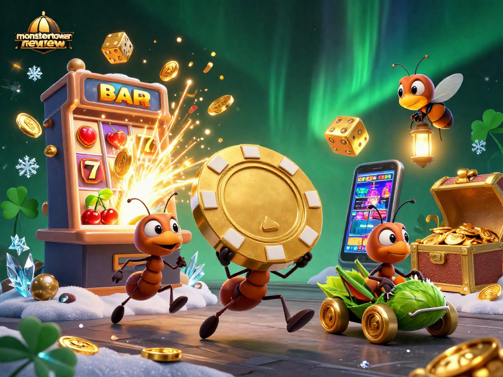 Join the heist with the ants as they rush through a tunnel carrying giant golden chips. monstertowerreview offers strategic gameplay insights.