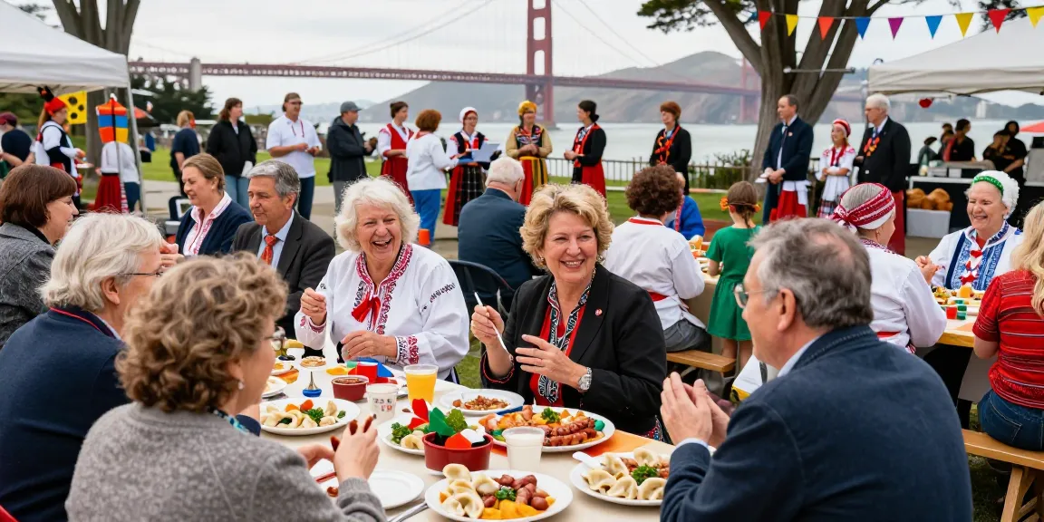Polish community gathering showcasing culture and heritage at https://www.sfpol.com/ in vibrant San Francisco.