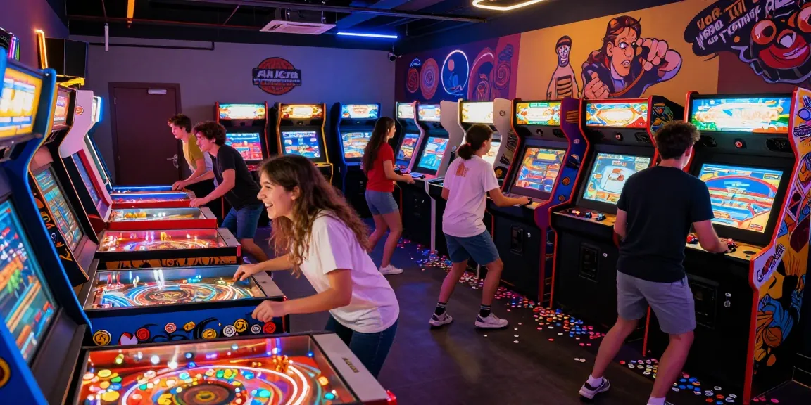 Join friends at https://www.thelazerfactory.com/arcade-games/ playing classic and modern arcade games in a vibrant atmosphere.