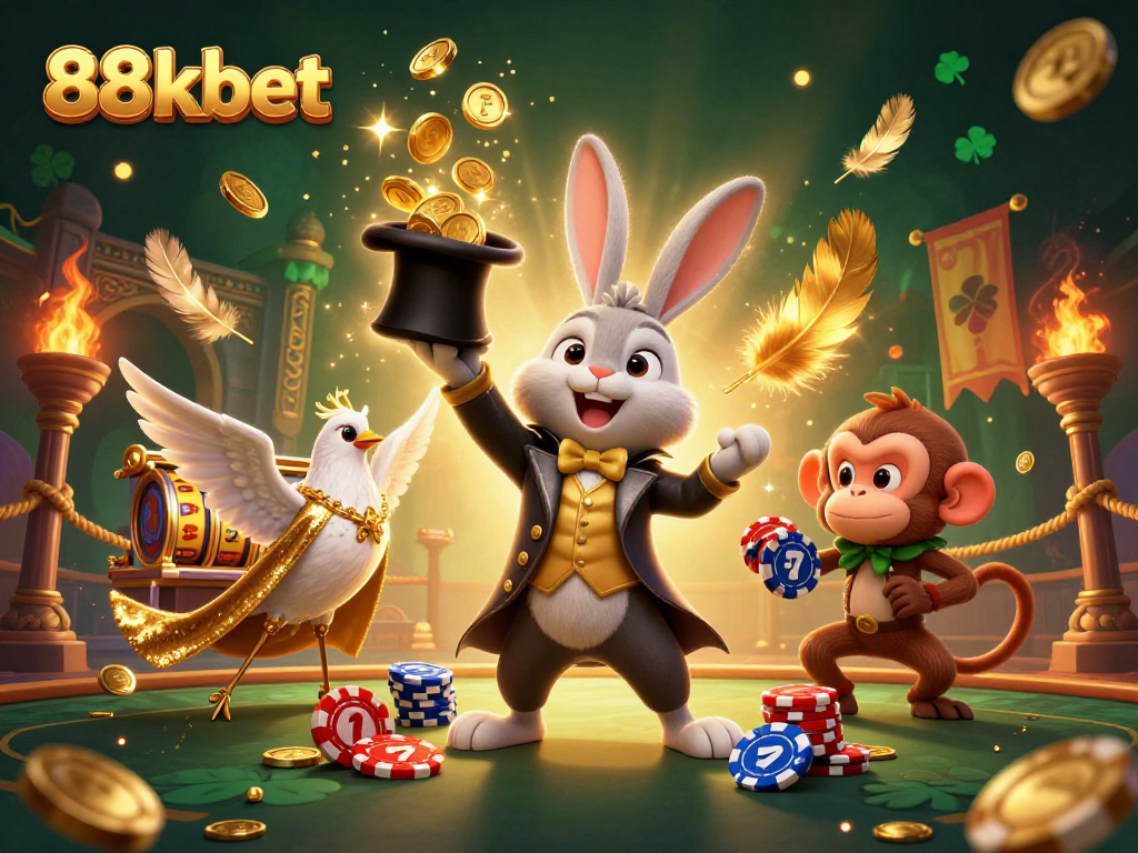 Experience exciting gameplay at 88kbet with vibrant characters and dynamic casino elements in action.