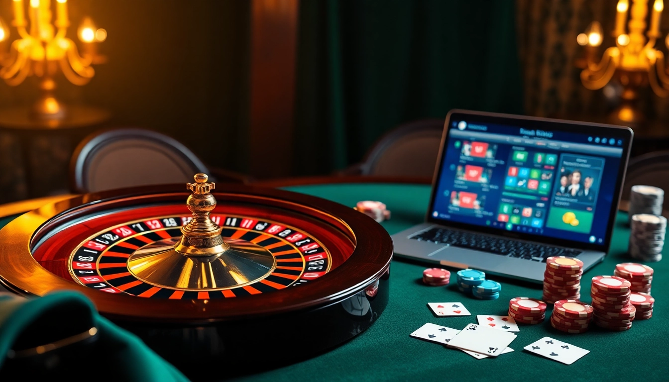 Vivez l'excitation du casino en ligne Français avec des jetons de poker vibrants et l'excitation de la roulette.