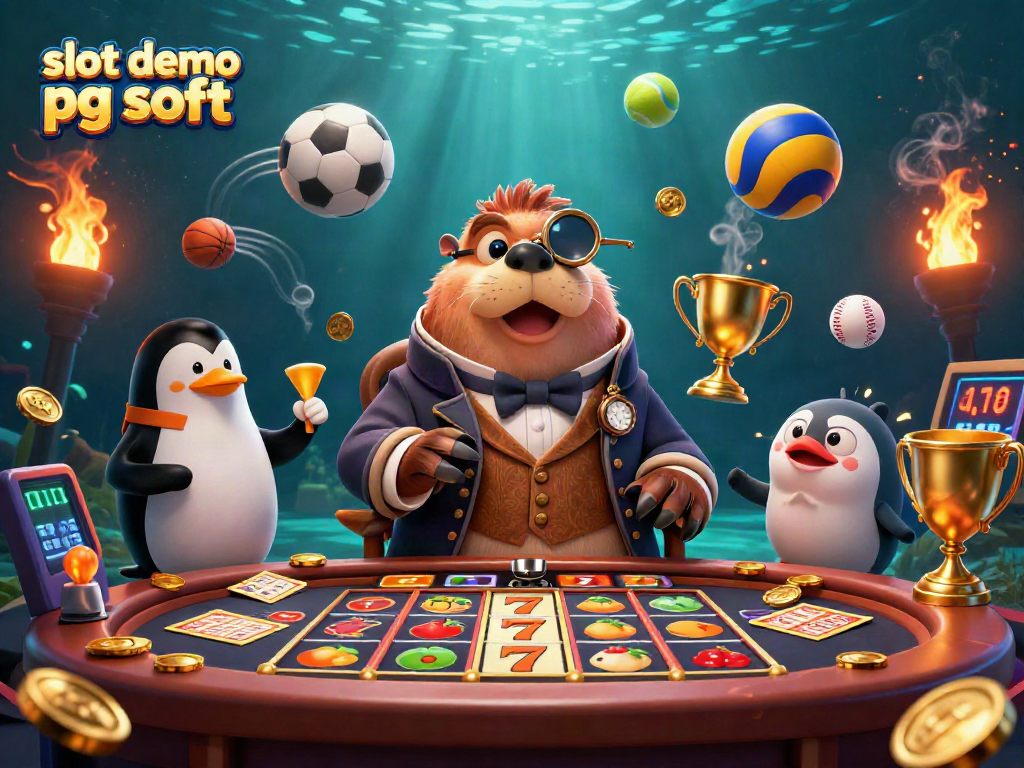 Enjoy spin wins with slot demo pg soft featuring a walrus, penguin dealer, and pufferfish player.