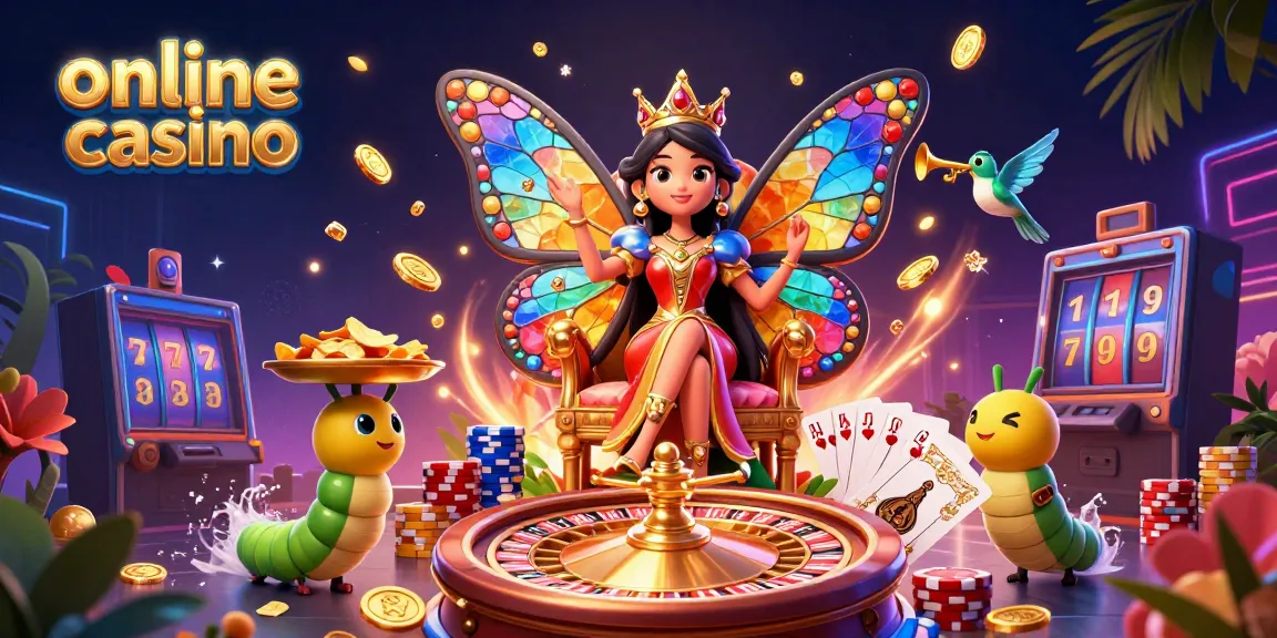 Experience the thrilling world of online casinos with vibrant characters and games
