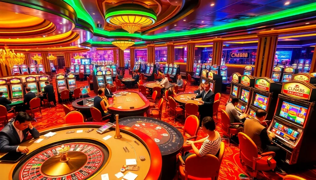 Experience top-notch gaming excitement with link CM88 at a luxurious casino.