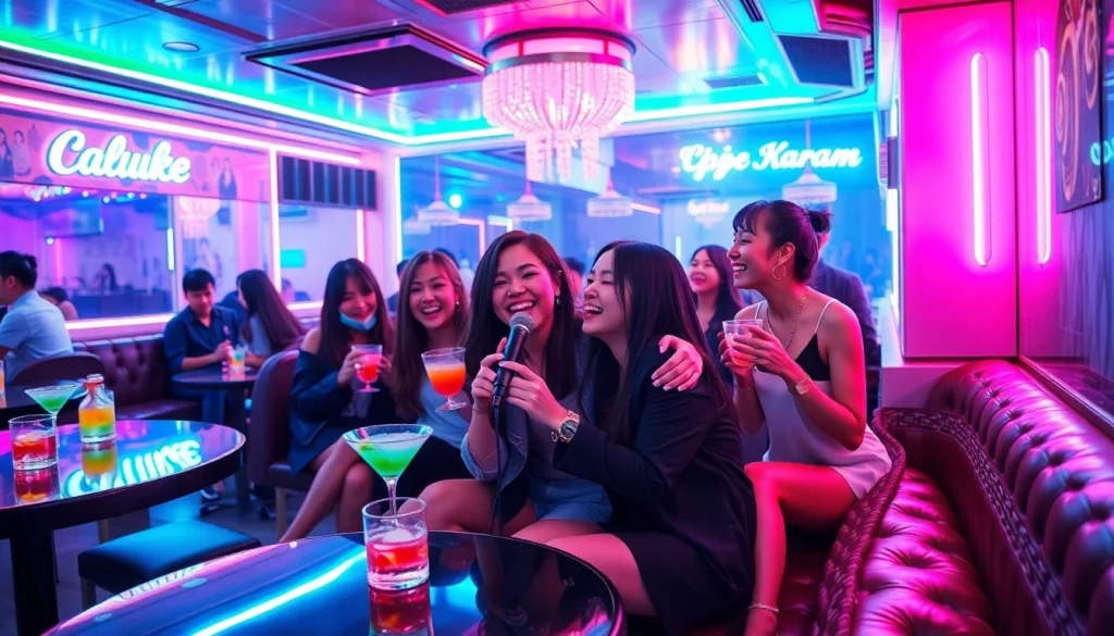 화려한 인테리어와 행복한 고객들이 있는 활기찬 노래방에서 흥미로운 제주도유흥 현장을 경험해 보세요.