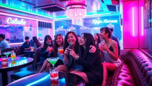 화려한 인테리어와 행복한 고객들이 있는 활기찬 노래방에서 흥미로운 제주도유흥 현장을 경험해 보세요.