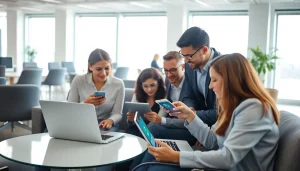 Optimize your operations with WhatsApp Business CRM as a team analyzes customer interactions.