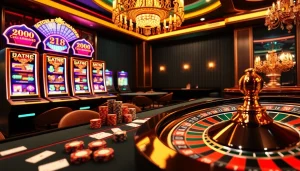 Participez à des jeux passionnants dans un casino en ligne Français de luxe avec des éléments visuels époustouflants.