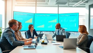 Explore competitive intelligence faqs with a dynamic team analyzing data.